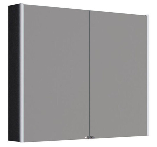 Dansani Inzo Ambi Speilskap 2 Dører Eik Noir / 100cm Dansani Inzo Ambi Speilskap 2 Dører Eik Noir / 100cm