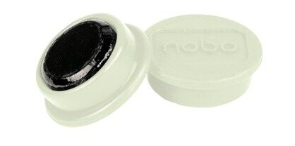 Nobo whiteboard magneter 10 stykk 24mm. Hvit Nobo whiteboard magneter 10 stykk 24mm. Hvit