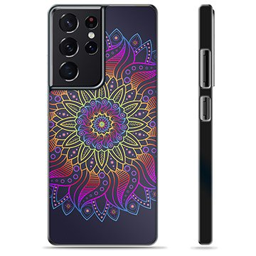 Samsung Galaxy S21 Ultra 5G Beskyttelsesdeksel Fargerik Mandala