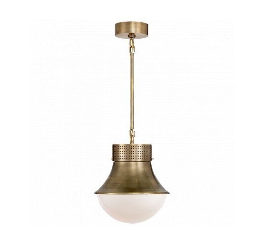Precision Small Pendant Antique-Burnished Brass