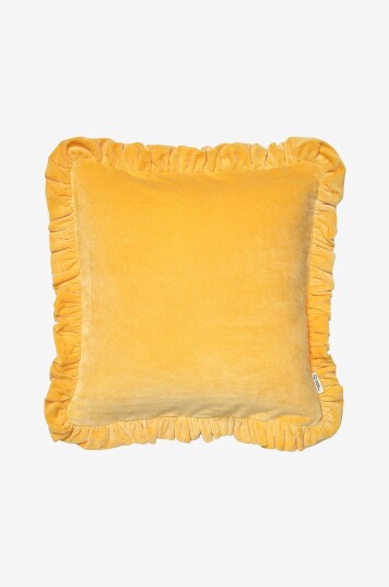 Classic Collection Putetrekk i bomull Frilled Gul