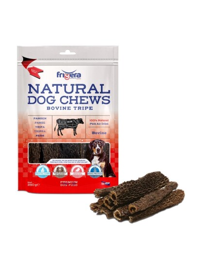 Frigera Natural Dog Chews Bovine Tripe 250Gr (402285851826)