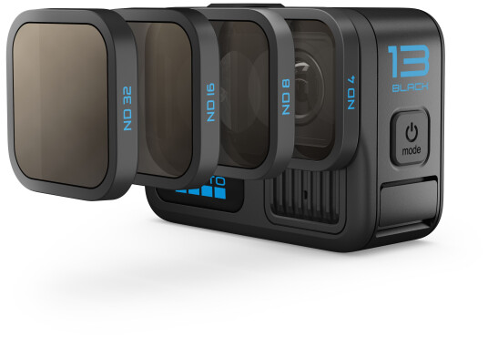 GoPro ND-filter 4-pakning for HERO13 Black, Vanntett Actionkameratilbehør