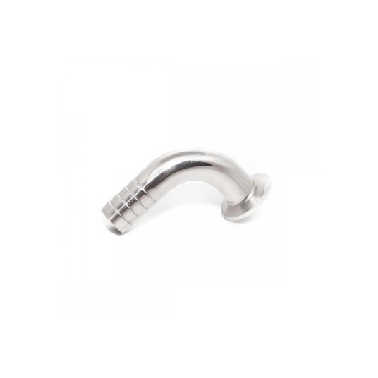 TC 34mm till 19mm slangnippel vinkel 90° Brewtools overgang