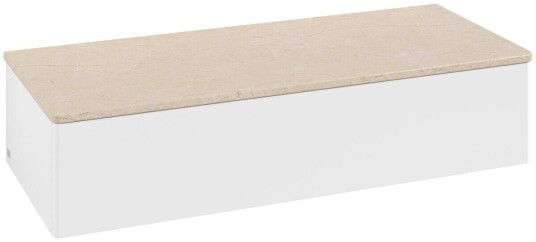 Villeroy & Boch Villeroy & Boch Antao Sideskap 120x50x26,8 cm m/lys Hvit Matt/Crème Villeroy & Boch Villeroy & Boch Antao Sideskap 120x50x26,8 cm m/lys Hvit Matt/Crème
