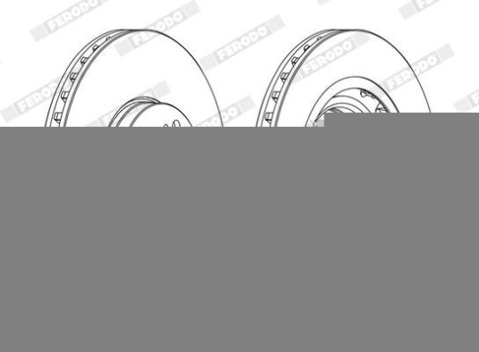 Bremseskive FERODO DDF1266C Bremseskive FERODO DDF1266C