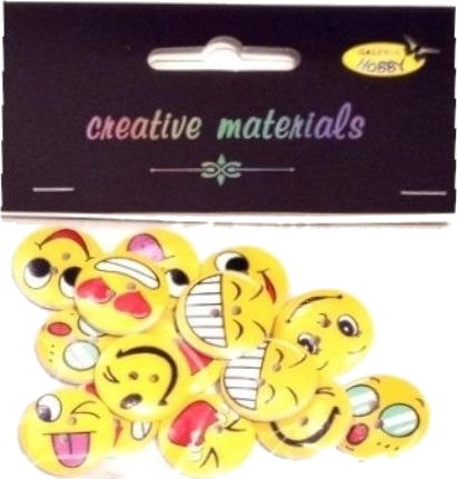 Tiptop Audio Dekorative Knapper Emoji 20Mm 15Stk