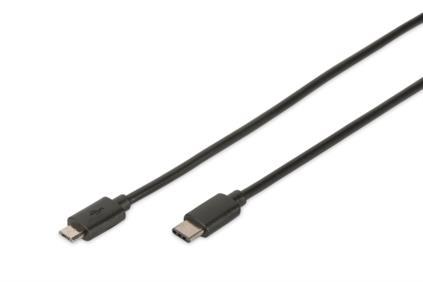 Digitus USB type C-kabel - 24 pin USB-C til Micro-USB Type B - 1.8 m