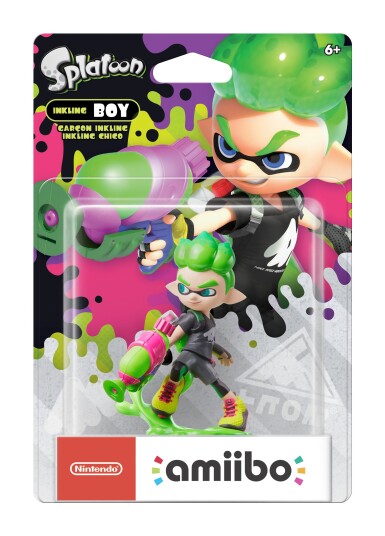 Inkling Boy Neon Green Splatoon