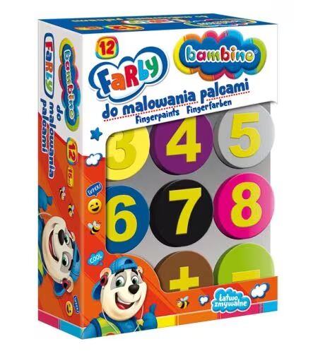 BAMBINO Fingermaling 12 farger BAMBINO Fingermaling 12 farger