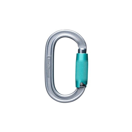 Black Diamond Oval Triple Lock Carabiner Polished One Size