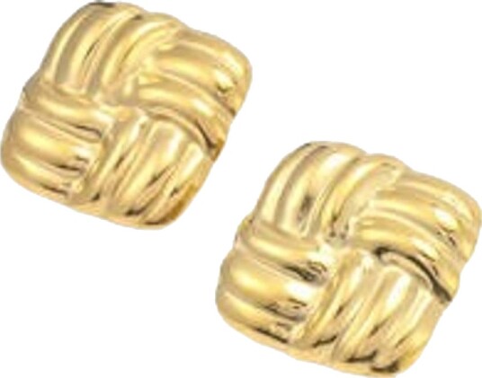 Timi Of Sweden Hilde Knot Gold Stud Earrings Timi Of Sweden Hilde Knot Gold Stud Earrings