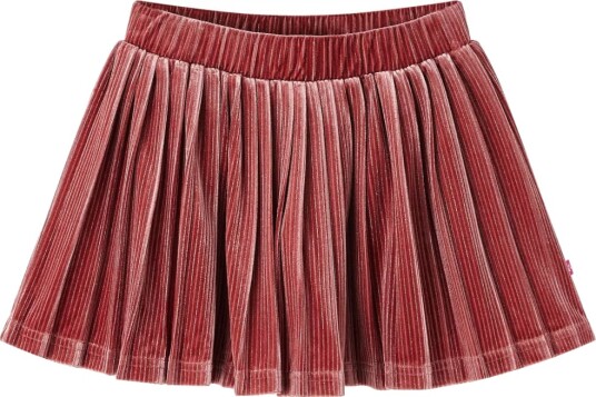 Plissert skjørt for barn medium rosa 128
