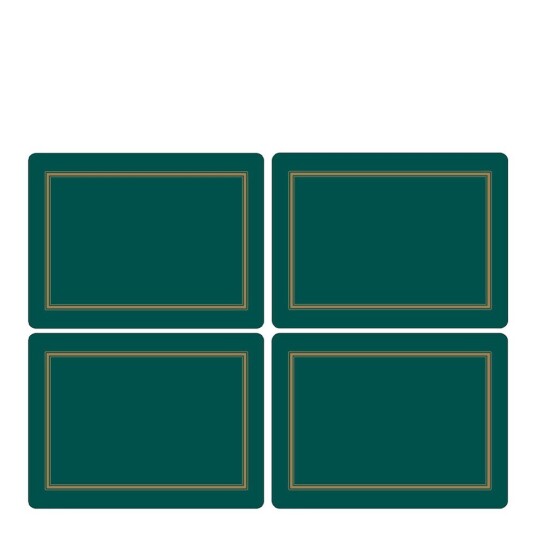 Pimpernel  Classic bordbrikke 40x30 cm 4 stk emerald