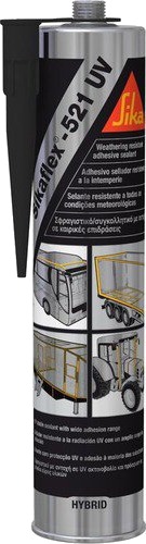 Cutfix Sikaflex 521 UV Fugemasse Sort 300ml