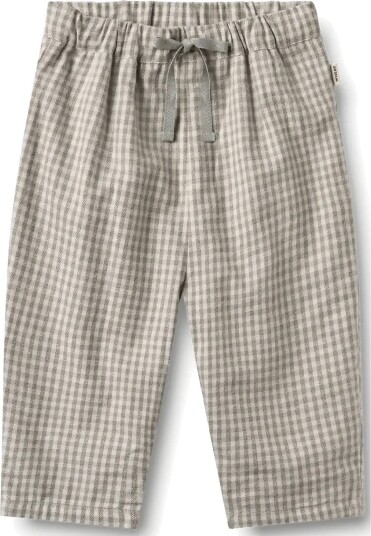 Wheat Trousers Lined Arne GREYBROWN CHECK 68