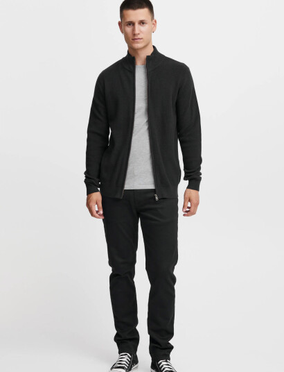 Blend Bhcodford Fullzip Knit Noos - Black - XL Blend Bhcodford Fullzip Knit Noos - Black - XL