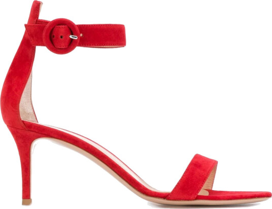 Gianvito Rossi Dame Sko Rød 35 1/2 EU,
