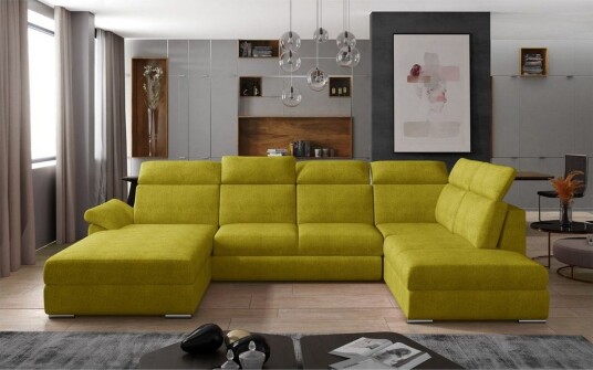 Seksjon Eltap Evanell 336x211x102 cm Omega 68 Gul Venstre