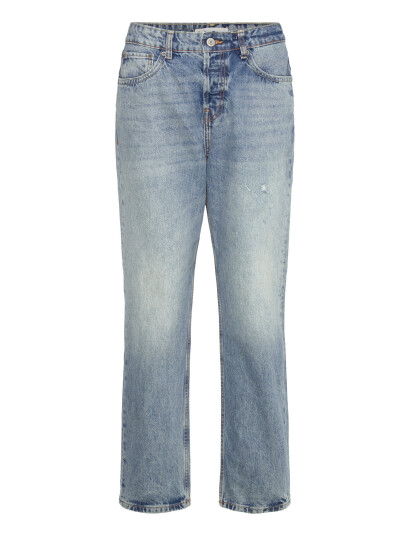 Mango Loose Boyfriend-Style Jeans - Blue - 34