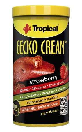 Gecko Cream Jordbær 100 ml Reptil Reptilfôr Og Reptilmat Annet Reptilfôr Tropical Gecko Cream Jordbær 100 ml Reptil Reptilfôr Og Reptilmat Annet Reptilfôr Tropical