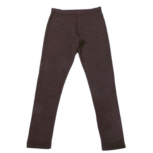 Joha Wool melange leggings kids - mørk brun Joha Wool melange leggings kids - mørk brun