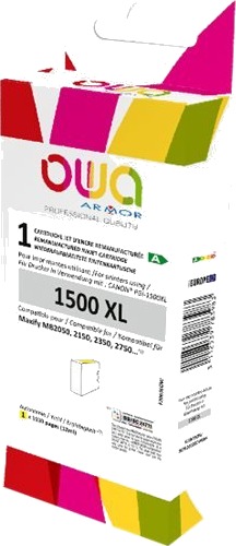 OWA Canon PGI 1500XL Y gul kompatibel blekkpatron 12 ml K20636OW