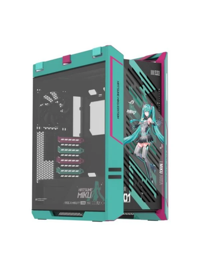ASUS ROG STRIX HELIOS II GX601S Hatsune Miku Kabinett Fulltower Bl 90DC00W0 B39010