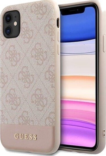 GUESS 4G Stripe Collection Case for iPhone 11 / Xr 6.1" - Pink
