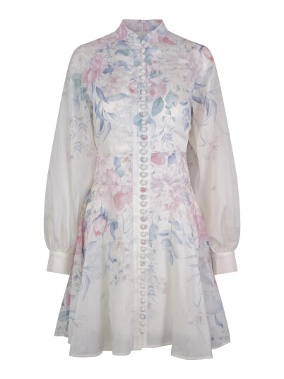 Kayani Leona Halter Mini Dress Pale Blossom Kayani Leona Halter Mini Dress Pale Blossom