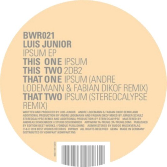 Luis Junior Ipsum Uk Vinyl