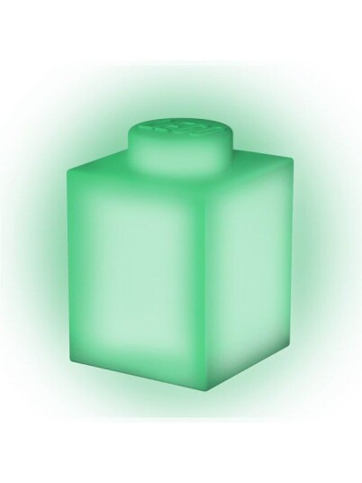 Euromic LEGO Classic Silicone Brick 1000% night light with LEDlite- GREEN