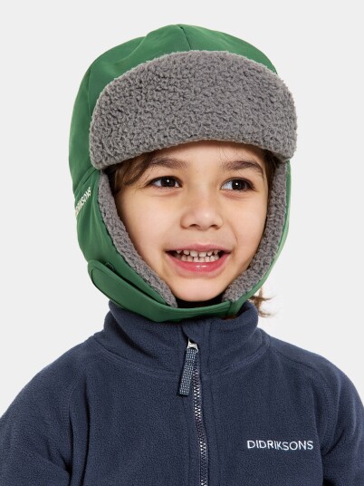 Didriksons Kids' Biggles Cap 6 Pine Green 54