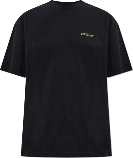 Off White Dame Topper Svart L,
