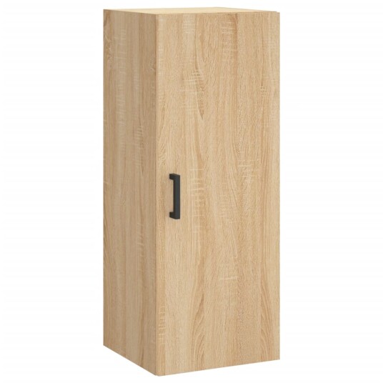 vidaXL Highboard sonoma eik 34,5x34x180 cm konstruert tre 8720845484026