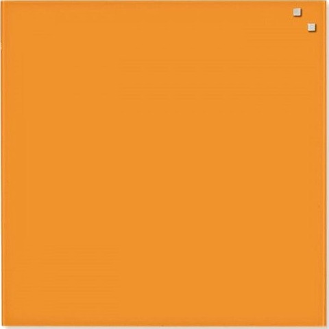 Magnetisk Glastavle 45 X 45 Cm Orange