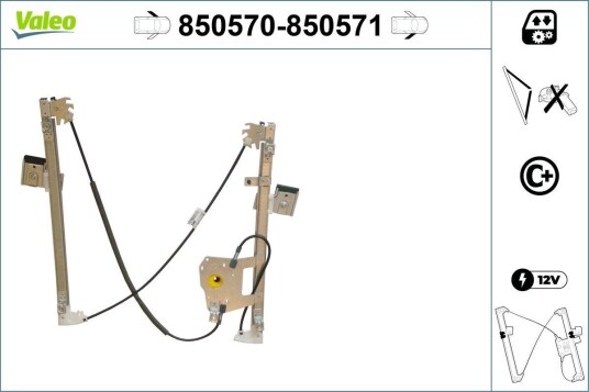 Vindusheis VALEO 850570