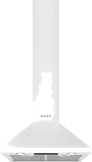 Smeg KSED65BE Vegghengt Kjøkkenvifte 60 cm Hvit med LED-belysning