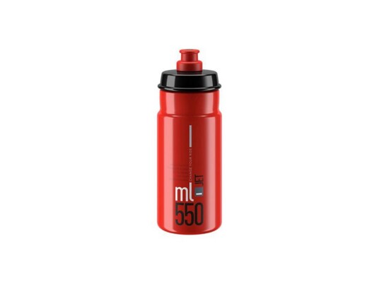 Elite Jet Flaske 550ml rød/svart Elite Jet Flaske 550ml rød/svart