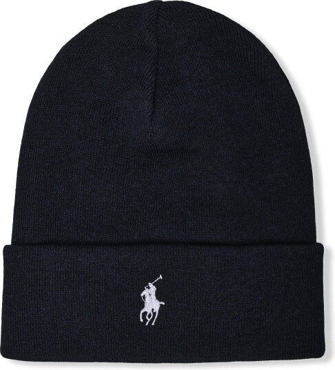 Polo Ralph Lauren 32/3 Cotton Swtr Hat Navy ONE SIZE