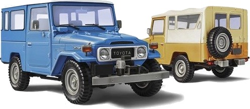 Italeri 1:24 Toyota Land Cruiser BJ-44 Modellbil Byggesett