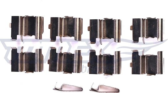 TOMEX brakes TX 43-86 Monteringssett, bremseklosser
