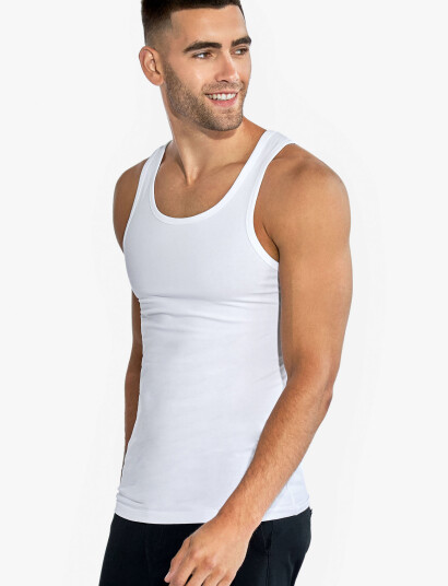Bread & Boxers 2-Pack Tank - White - XL