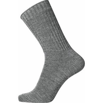 Egtved Strømper Wool Ribbed Sock Lysgrå Str 40/45 Egtved Strømper Wool Ribbed Sock Lysgrå Str 40/45