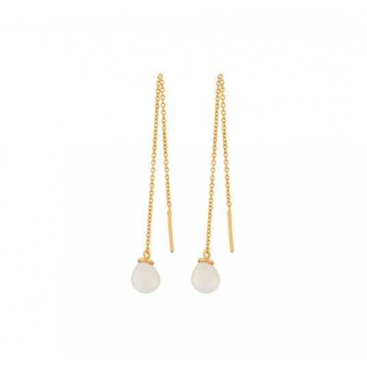 Pernille Corydon Lagoon Øredobber 18 kt. Gullforgylt sølv e-118-gp - Dame - 925 sterling silver
