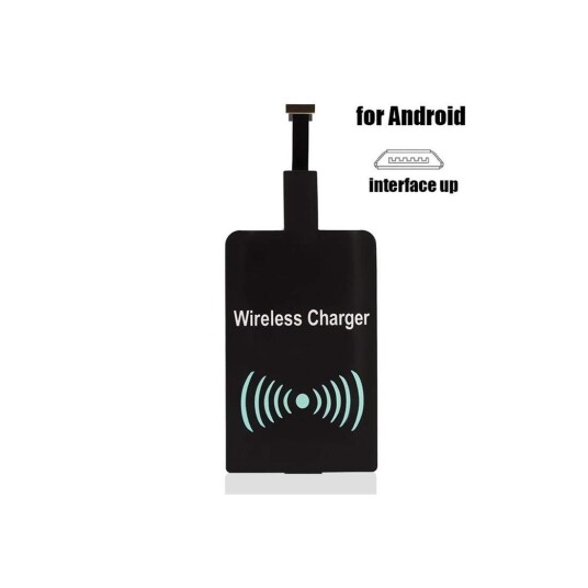 Estore Qi Adapter Trådløs Mottaker For Lading Til Micro usb Svart