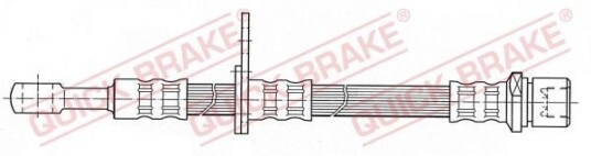 Bremseslange QUICK BRAKE 58.977 Bremseslange QUICK BRAKE 58.977