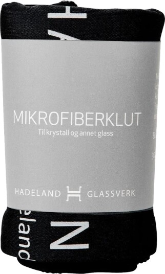 Hadeland Glassverk Glassklut Sort