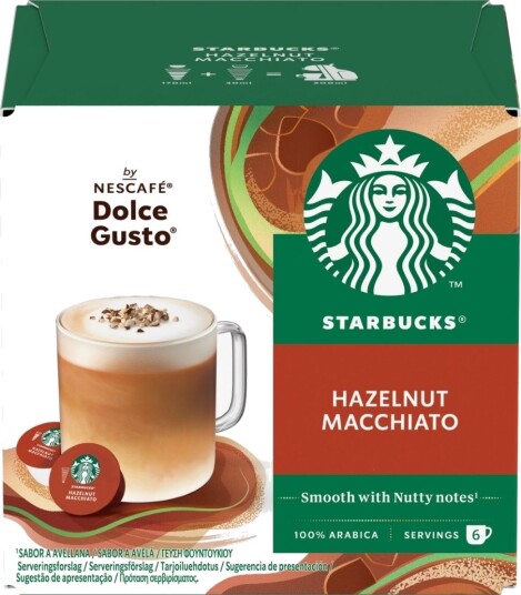 Starbucks | Hazelnut Macchiato 12 kapsler for Dolce Gusto