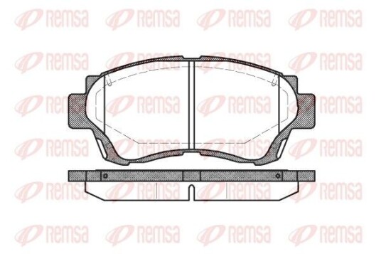 Bremseklosser REMSA 0370.00 Bremseklosser REMSA 0370.00